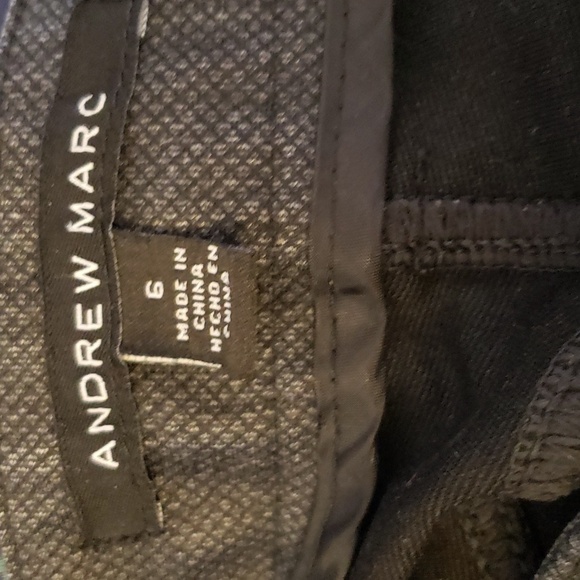 Andrew Marc Ladies' 5-Pocket Pant in Charcoal Size 6 - Picture 5 of 7